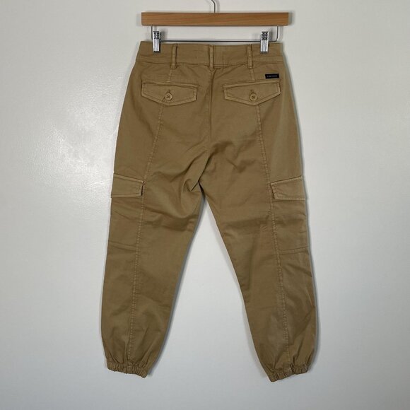 Sanctuary Pants Womens 25 Khaki Tan Mouse Cargo Baggy Jogger Utility Gorpcore - Picture 4 of 9